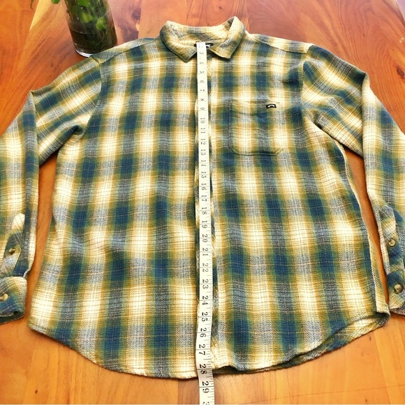 Billabong Plaid Shirt Colorful Plaid Pattern Streetwear Button Down Shirt. Small - Picture 12 of 14